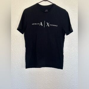 Armani Exchange Black Short Sleeve Tee Size XS